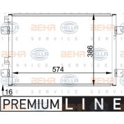 Слика 1 на Ладник за клима HELLA BEHR  SERVICE  PREMIUM LINE 8FC 351 318-371