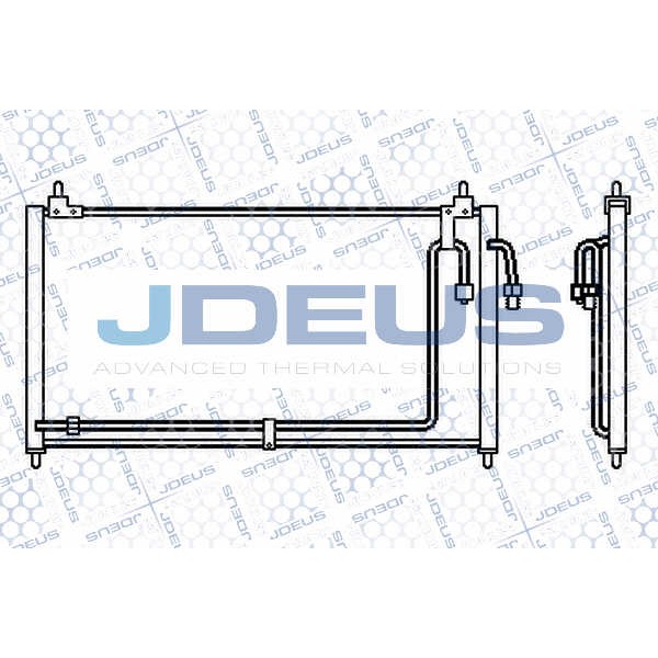 Слика на Ладник за клима JDEUS 719M20 за Nissan Serena (C23M) 2.3 D - 75 коњи дизел