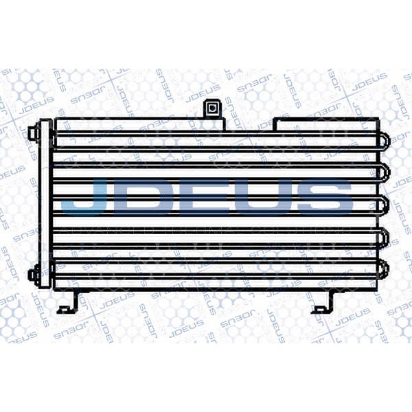 Слика на Ладник за клима JDEUS 721V01 за Peugeot 205 (741A,C) 1.1 - 49 коњи бензин