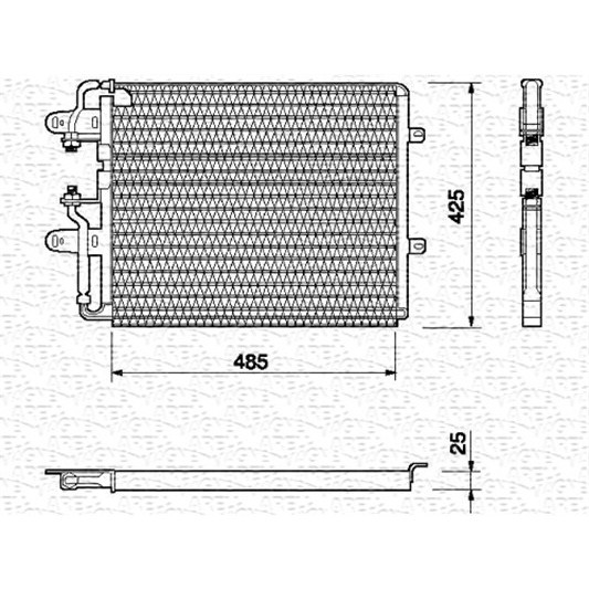 Слика на Ладник за клима MAGNETI MARELLI 350203108000