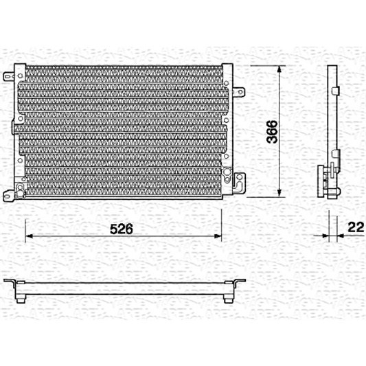 Слика на Ладник за клима MAGNETI MARELLI 350203123000