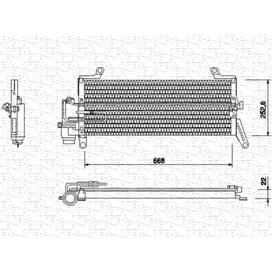 Слика на Ладник за клима MAGNETI MARELLI 350203134000