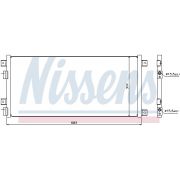 Слика 1 на Ладник за клима NISSENS 940004