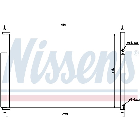 Слика на Ладник за клима NISSENS 940012 за Suzuki Grand Vitara (JT)  - 166 коњи бензин