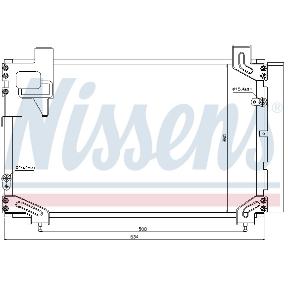 Слика на Ладник за клима NISSENS 940020