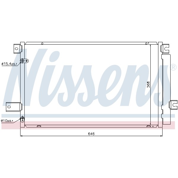 Слика на Ладник за клима NISSENS 940022