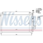 Слика 1 на Ладник за клима NISSENS 940033