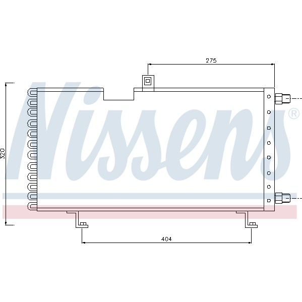 Слика на Ладник за клима NISSENS 94005