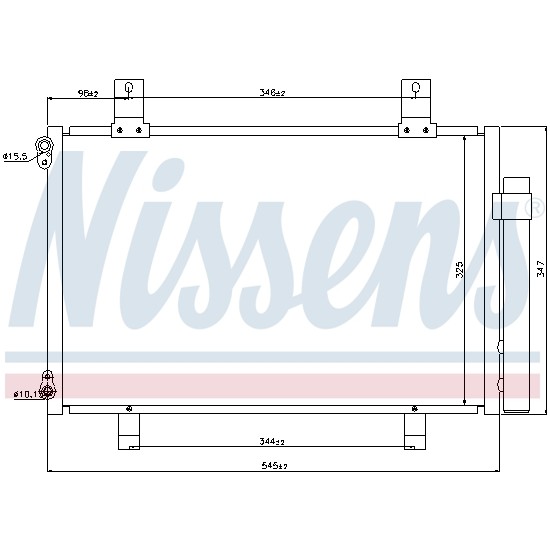 Слика на Ладник за клима NISSENS 940057