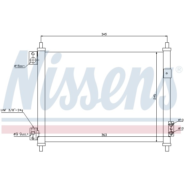 Слика на Ладник за клима NISSENS 940078