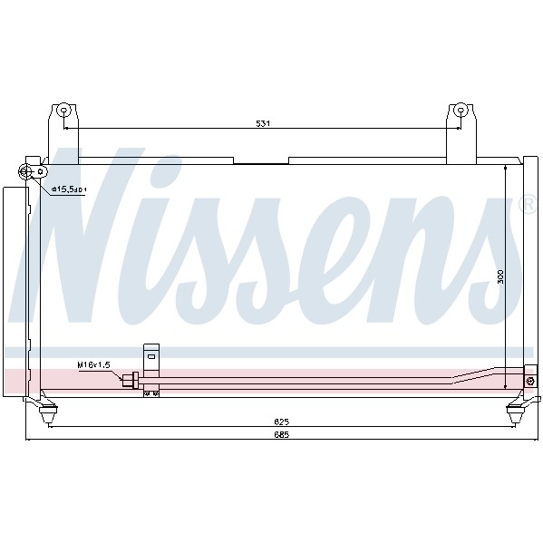 Слика на Ладник за клима NISSENS 940080