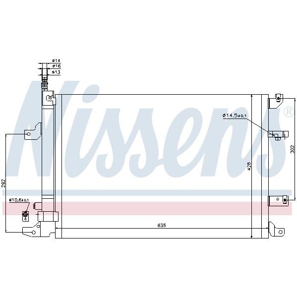 Слика на Ладник за клима NISSENS 940103