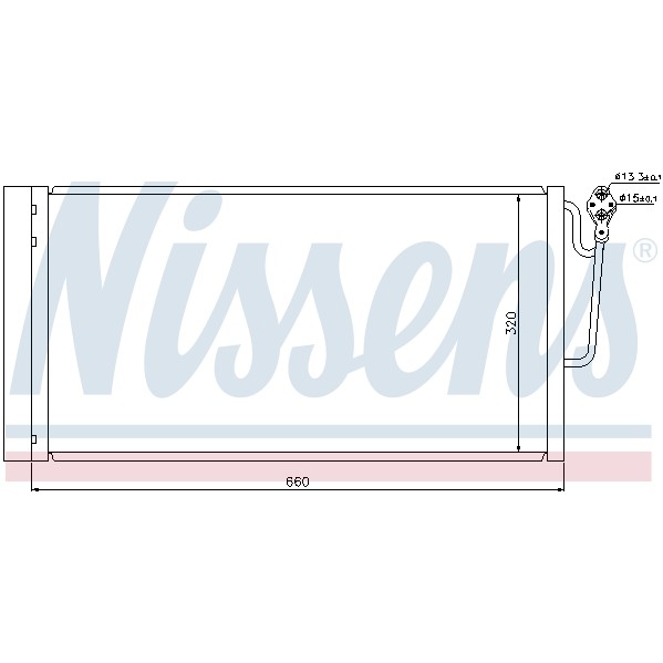 Слика на Ладник за клима NISSENS 940118