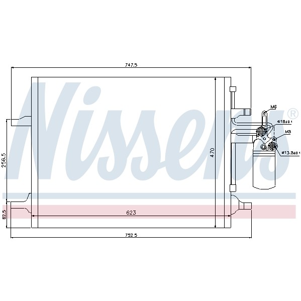 Слика на Ладник за клима NISSENS 940159 за Volvo S60 T5 - 245 коњи бензин