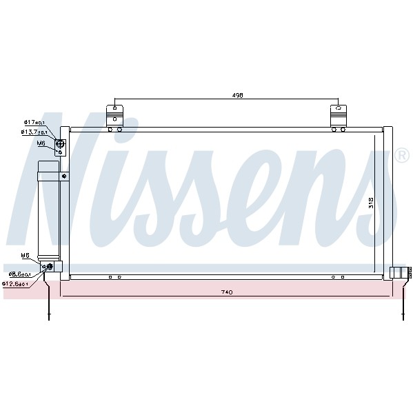 Слика на Ладник за клима NISSENS 940164