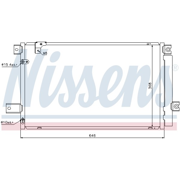 Слика на Ладник за клима NISSENS 940170