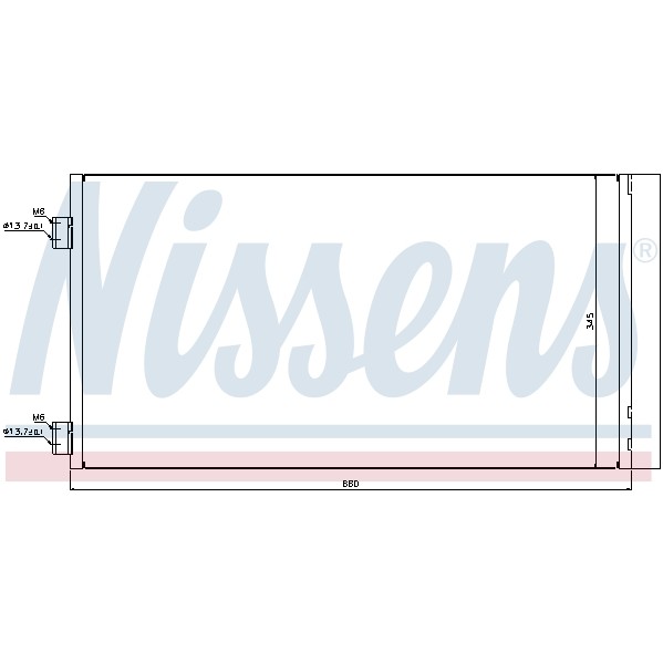 Слика на Ладник за клима NISSENS 940204