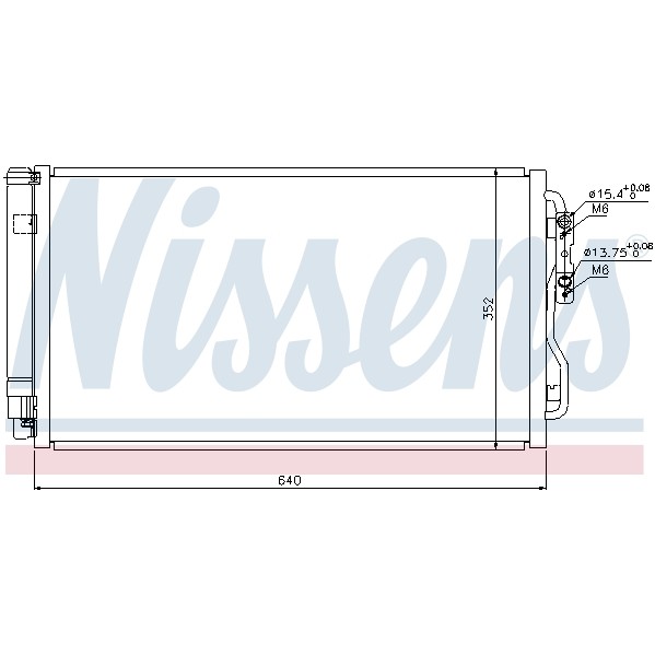 Слика на Ладник за клима NISSENS 940236 за BMW 1 F21 116 d - 116 коњи дизел