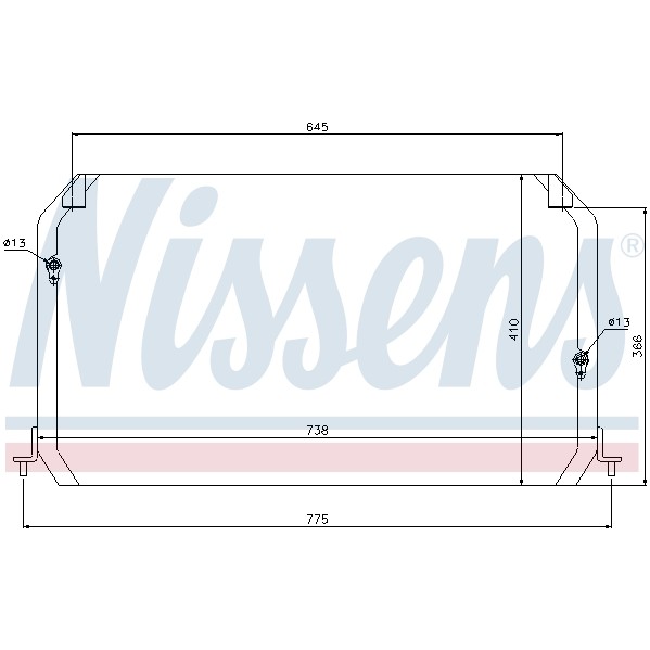 Слика на Ладник за клима NISSENS 94026 за Lexus ES (VZV) 3.0 - 190 коњи бензин