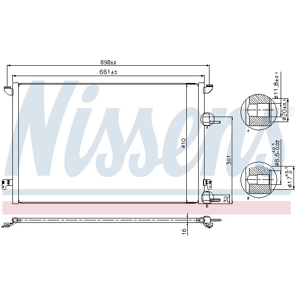 Слика на Ладник за клима NISSENS 940320