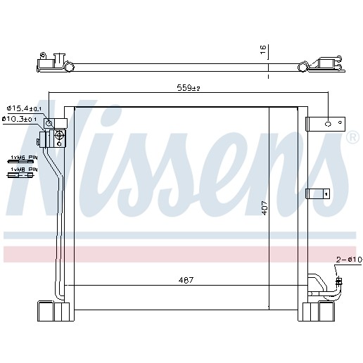 Слика на Ладник за клима NISSENS 940338 за Nissan Juke 1.6 DIG-T 4x4 - 190 коњи бензин