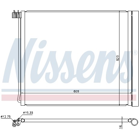 Слика на Ладник за клима NISSENS 940339 за BMW X5 F15 M 50 d - 381 коњи дизел