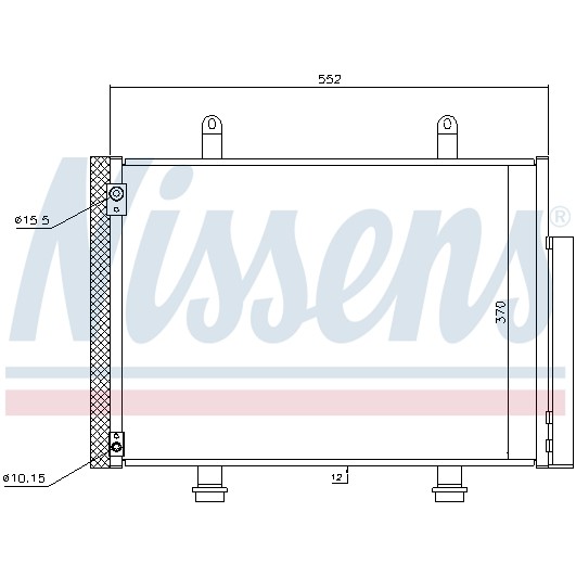 Слика на Ладник за клима NISSENS 940356