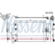 Слика 1 на Ладник за клима NISSENS 940463