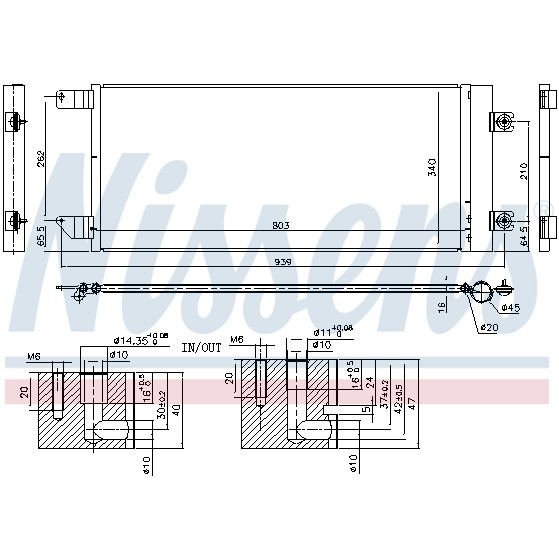 Слика на Ладник за клима NISSENS 940495 за камион MAN TGS 28.400 FANLK - 400 коњи дизел