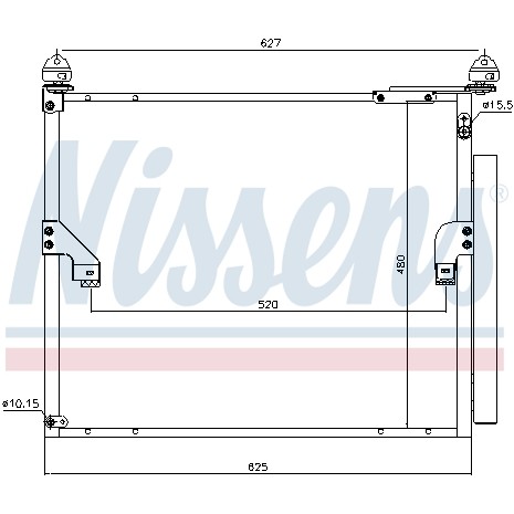 Слика на Ладник за клима NISSENS 940508 за Toyota Land Cruiser 150 (J15) 4.0 V6 Dual VVTi - 279 коњи бензин