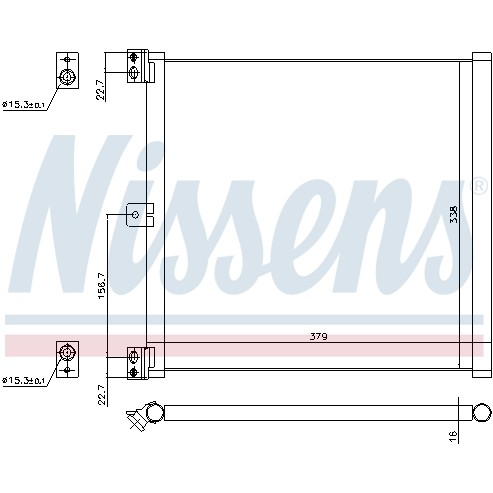 Слика на Ладник за клима NISSENS 940703 за Porsche 911 (991) 3.4 Carrera - 350 коњи бензин