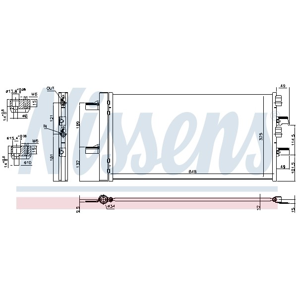 Слика на Ладник за клима NISSENS 940741