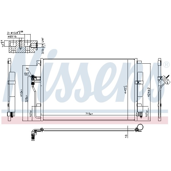 Слика на Ладник за клима NISSENS 940826 за Mercedes Sprinter 3-t Platform (906) 218 CDI (906.111, 906.113, 906.211, 906.213) - 184 коњи дизел