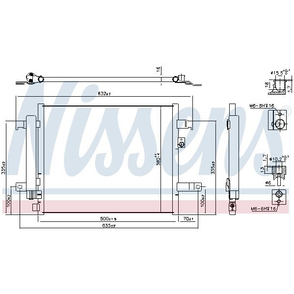 Слика на Ладник за клима NISSENS 941044 за Mazda MX-5 (ND) 2.0 - 160 коњи бензин