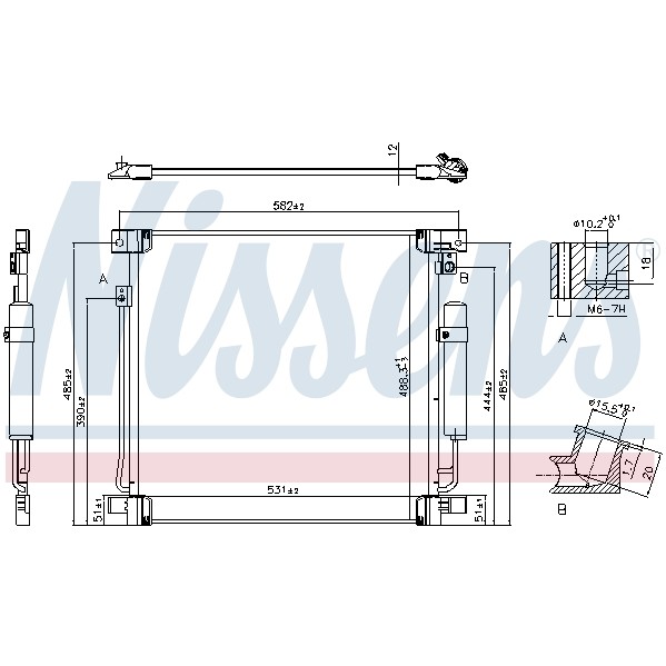 Слика на Ладник за клима NISSENS 941078 за Mitsubishi L200 Triton (KJ, KK, KL) 2.4 DI-D (KJ0T) - 154 коњи дизел