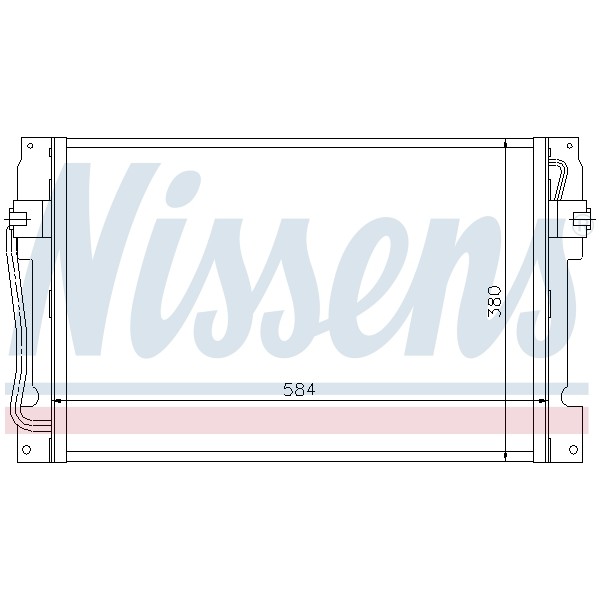 Слика на Ладник за клима NISSENS 94182 за Volvo 850 Station Wagon (LW) 2.0 Turbo - 180 коњи бензин