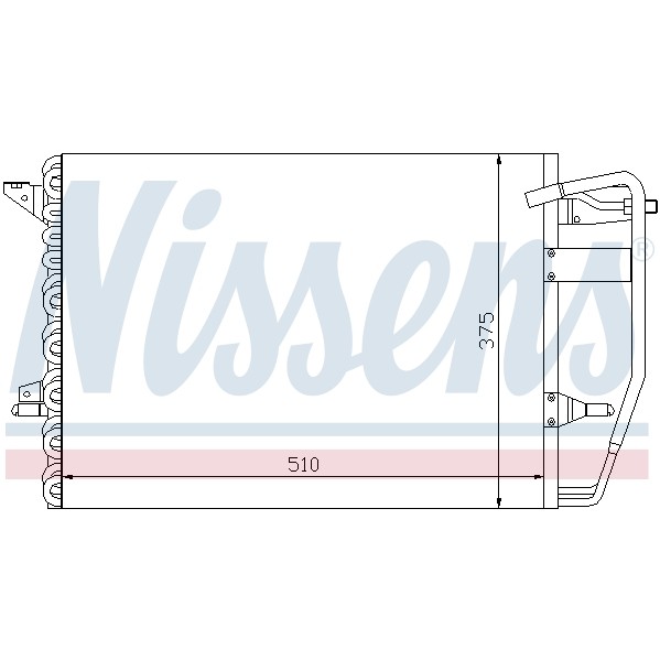 Слика на Ладник за клима NISSENS 94192 за Ford Escort 4 Break (AWF, AVF) 1.8 D - 60 коњи дизел