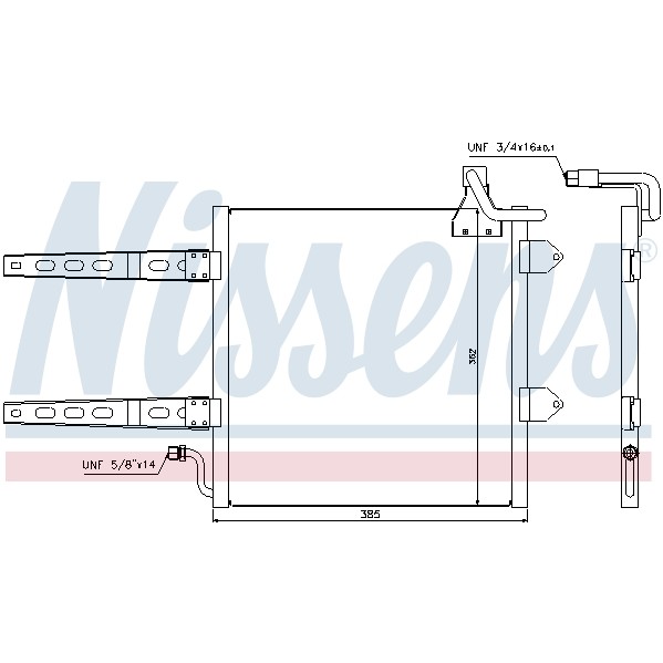 Слика на Ладник за клима NISSENS 94260 за VW Polo 3 Box (6nf) 1.0 - 45 коњи бензин