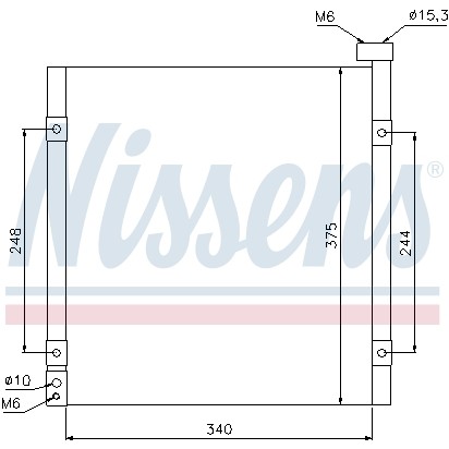 Слика на Ладник за клима NISSENS 94290 за Honda Civic 6 Aerodeck (MB,MC) 1.6 16V (MC1) - 116 коњи бензин