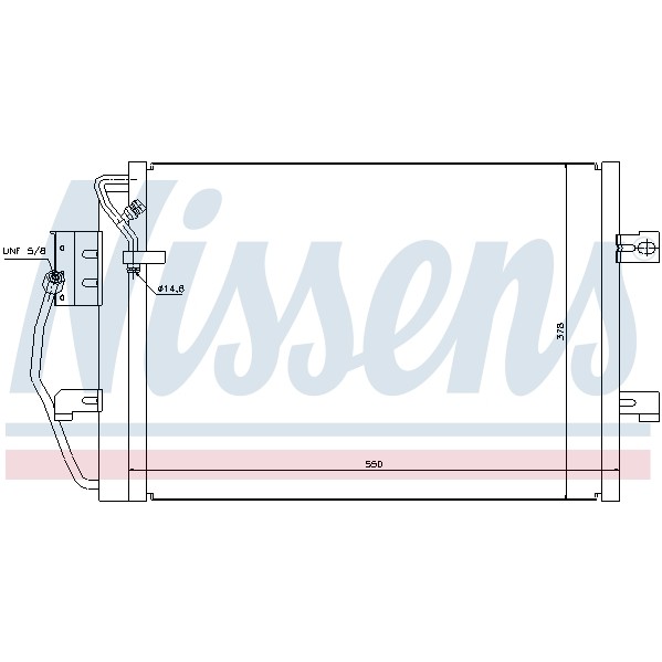 Слика на Ладник за клима NISSENS 94373 за Mercedes A-Class (w168) A 170 CDI (168.008) - 90 коњи дизел