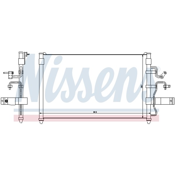 Слика на Ладник за клима NISSENS 94413 за Daewoo Leganza Saloon 2.0 - 181 коњи бензин