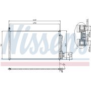 Слика 1 на Ладник за клима NISSENS 94432