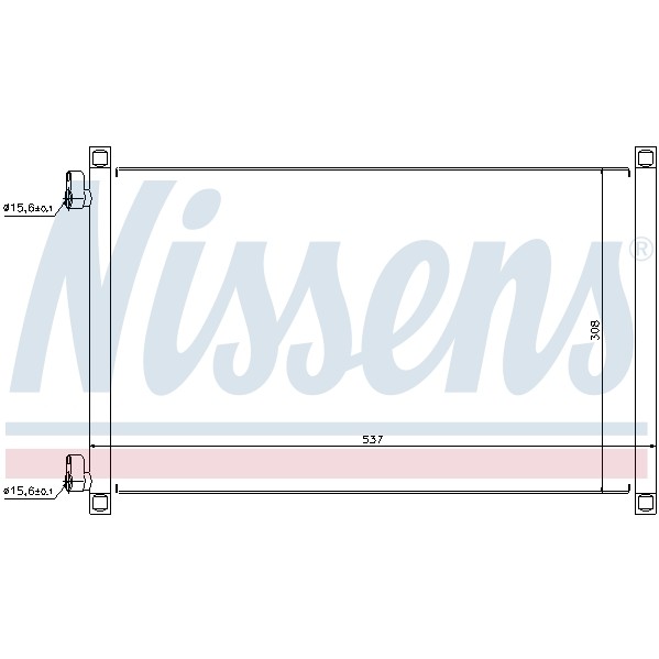 Слика на Ладник за клима NISSENS 94533