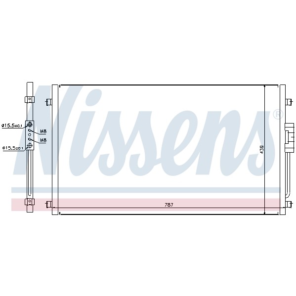 Слика на Ладник за клима NISSENS 94557