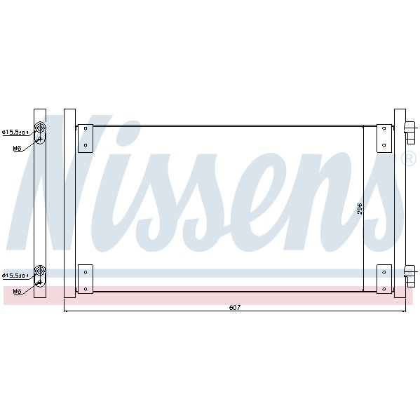 Слика на Ладник за клима NISSENS 94596