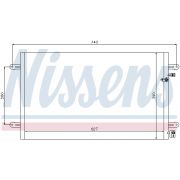 Слика 1 на Ладник за клима NISSENS 94695