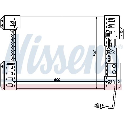 Слика на Ладник за клима NISSENS 94714 за камион Mercedes Axor 1 2623 L - 231 коњи дизел