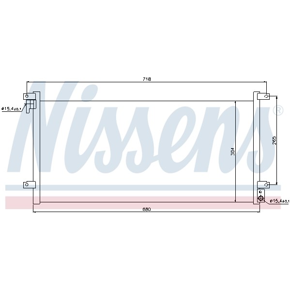 Слика на Ладник за клима NISSENS 94756 за камион Iveco Daily 2 Bus Box 29 L 10 V (ALJA43A2, ALJA42A2, ALJA41A2) - 95 коњи дизел