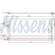 Слика 1 на Ладник за клима NISSENS 94985