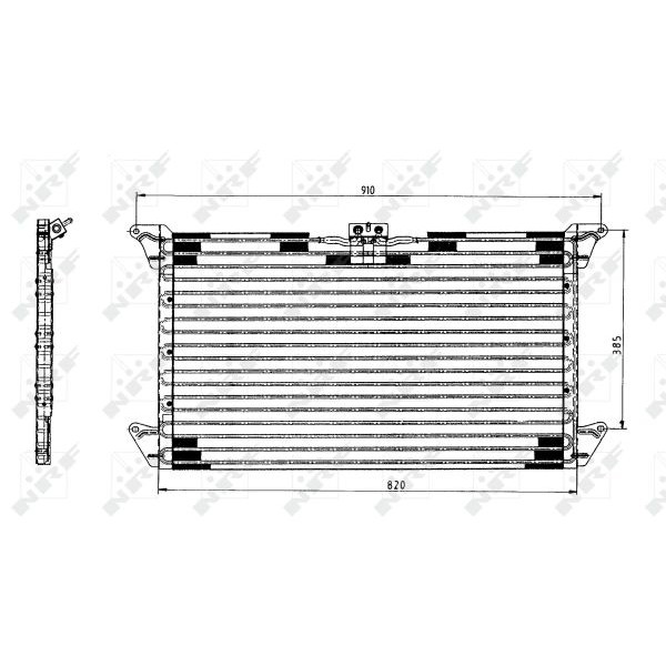 Слика на Ладник за клима NRF 35062 за камион Scania 4 Series 124 C/400 - 400 коњи дизел